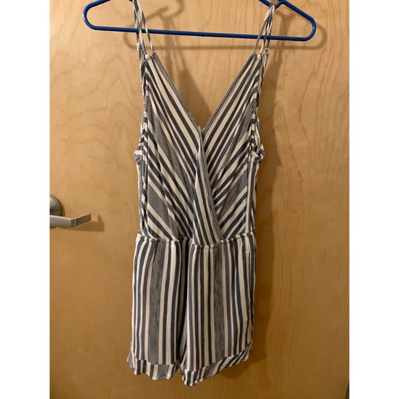 American Eagle Outfitters Pants - AE Striped Strappy Romper American Eagle Outfitters Pants - AE Striped Strappy Romper